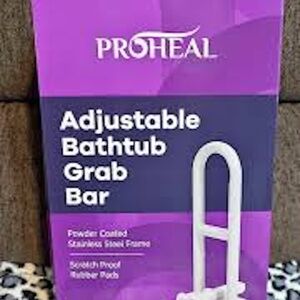 Bathroom Bathtub Grab Bar Shower Safety Handle Pregnant Elderly Rail Tub Clamp